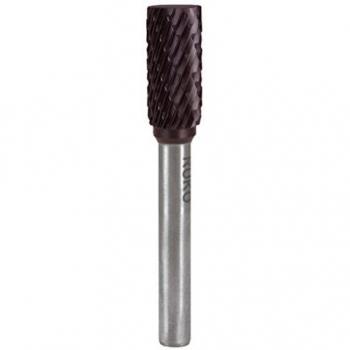 Ruko 116017TC Fresas metal duro TiCN forma A - ZYA cilíndrica con dentado frontal