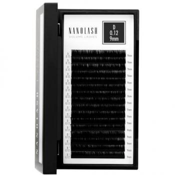 Set de pestañas postizas Nanolash VOLUME LASHES Extensiones 9 mm (0.12 D)