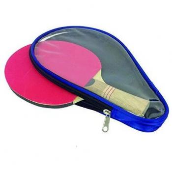 Tunturi - Funda para raqueta de tenis de mesa, transparente, One size