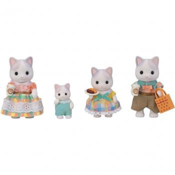 Sylvanian Families - Familia Gato Latte
