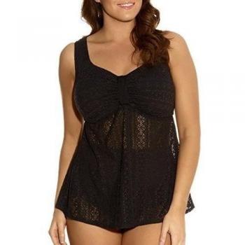 Elomi - Top de tankini, mujer, color: Negro, talla: 44