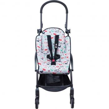 Funda Acolchada Jyoko Transpirable y Cómoda para Silla de Paseo Babyzen Yoyo - Modelo Dino Party