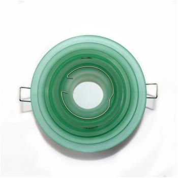 Aro Empotrable Basculante Escalonado Verde CRISTAL RECORD 10077001300 - Ahorro Energético