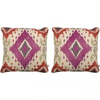 NAF NAF - 2 Fundas de cojín de decoración PORTIA MAXI 50x50 cm