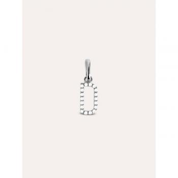 Colgante Singularu Letter Spark Letra D - Joya de Plata con Baño de Rodio