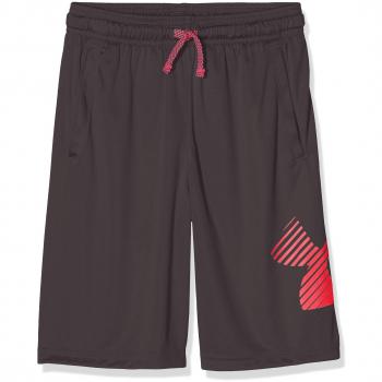 Under Armour Renegado Sólido Corto, Bebé-Niños, Charcoal / / Radio Red