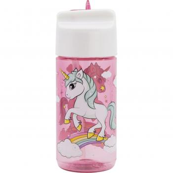 Botella de Agua Infantil Reutilizable 430ml Unicornios