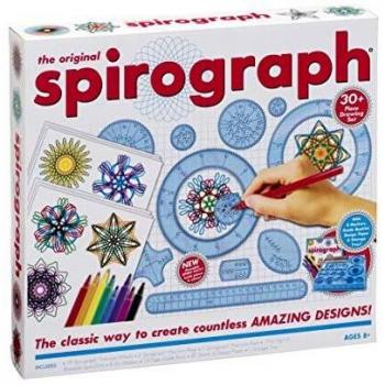El Spirograph Conjunto Original con marcadores