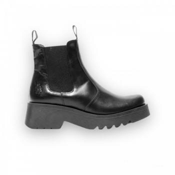 Botines Chelsea de mujer FLY LONDON Medi en piel negra