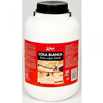 Rayt | Cola blanca extra rápida múltiples usos: madera, papel, cartón, cerámica y todo tipo de materiales porosos | 10kg | Ref. 296-28