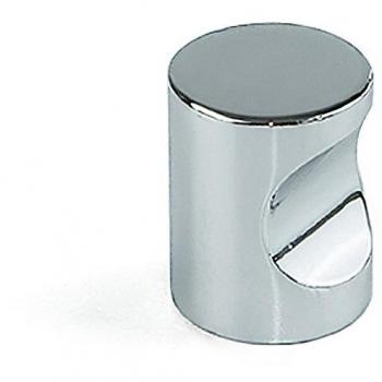 Emuca 9156751 Pomo para mueble, Ø20mm, zamak, cromado, Set de 1