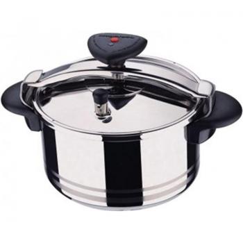 Magefesa 03154147 Olla Star 4 de Acero Inoxidable con Tapa de Vidrio y Asas Ergonómicas