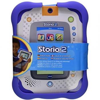 VTech - Protector de Goma para Tablet Educativo Storio 2 y Storio 2 Baby, Color Azul
