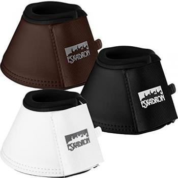 Campanas Allround Eskadron para caballos - Color negro, tamaño XL