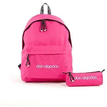Don Algodón Mochila Mujer Casual Nailon Fucsia