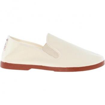 Victoria Gong Fu Zapatillas de lona con elásticos laterales y suela color caramelo