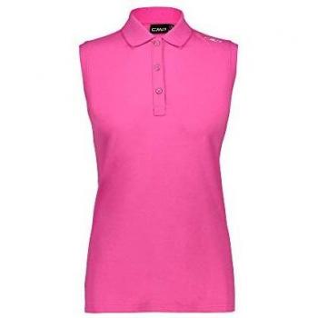 CMP Polo Stretch Senza Maniche, Mujer, Bouganville, 50