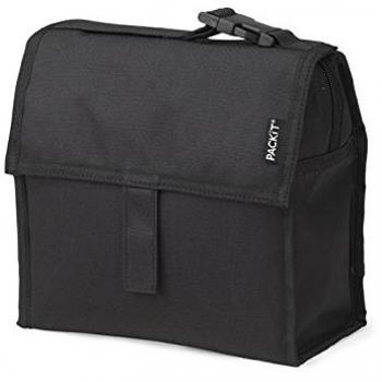 PackIt Mini Lunch bag - Bolsa para almuerzo congelable con diseño black