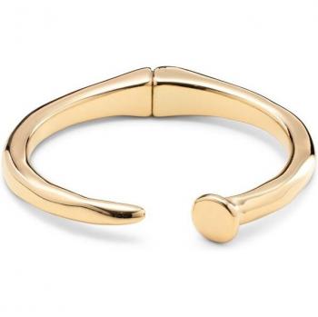 Pulsera Unode50 Clavo Baño Oro 18k Talla L