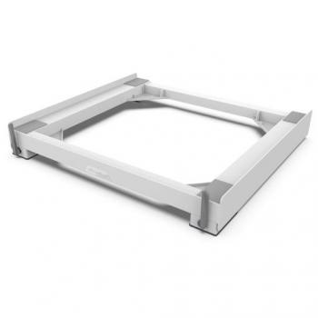 Base Anti-Vibración Meliconi Wash Evo - Soporte para Lavadora y Secadora, Plástico Blanco, 1 Pieza