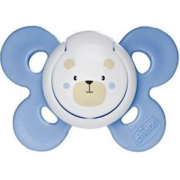 Chicco Physio Comfort Silicone Soother 0 M+ with Bear Design