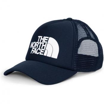 Gorra de montaña The North Face Logo Trucker Azul con visera de lona