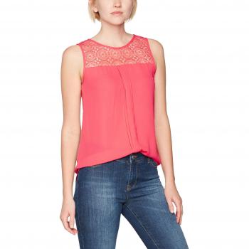 Only Onlvenice S/l Lace Top Noos Wvn, Camiseta sin Mangas para Mujer, Rosa