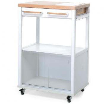 Carro de Cocina Foppapedretti Benchef Blanco/Natural