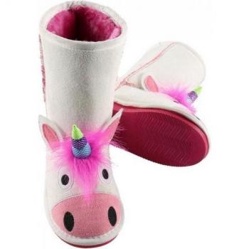 LazyOne Kids Unicorn Toasty Toez Slippers