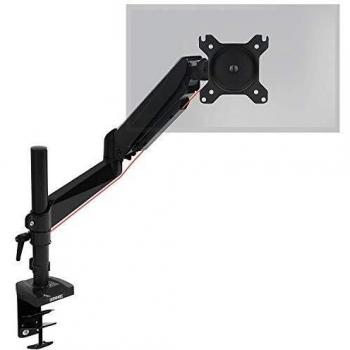 Soporte para Monitor Duronic DMG51X2 de 15 a 27, VESA 100x100, Máximo 8 kg, Altura Ajustable y Brazo Inclinable y Rotatorio