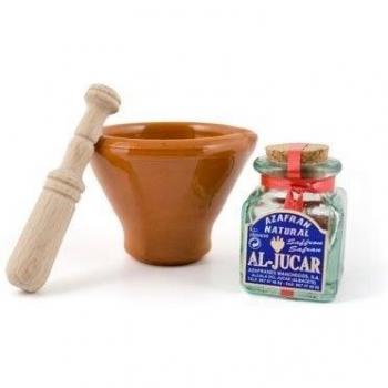 Azafrán de La Mancha con Denominación de Origen Protegida KARKOM. Tarro de cristal 1 g