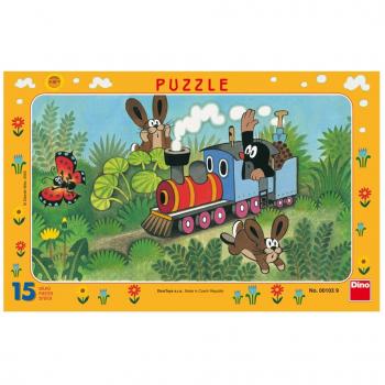 Krtek and Locomotive - 15 Piece Floor Puzzle