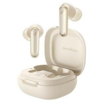 Auriculares In Ear Bluetooth Soundcore P40i Beiges con ANC y 12 horas de autonomía