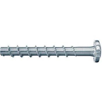 Tornillo de Hormigón Fischer UltraCut FBS II 6x30/5 P con Cabeza Pan, Acero Galvanizado, Pack de 100 Unidades