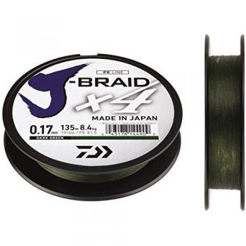 Daiwa - Fishing Braid J Braid 4B 450M 21/100 Green - 12741421