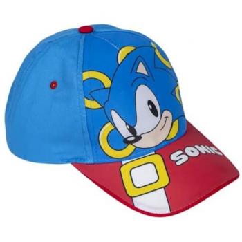 Gorra Infantil Sonic Azul Talla Única 53-56cm con Visera