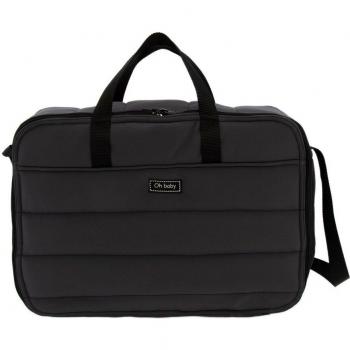 Bolso de maternidad Rosy Fuentes - Bolso de maternidad, diseño moderno, amplio espacio interior, múltiples compartimentos, material resistente al agua, asas ajustables y desmontables, incluye cambiador portátil