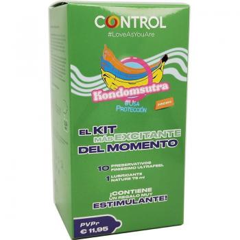 Control Kondomsutra Ultrafeel Finissimo Preservativos 10 Unidades + Lubricante Natural Nature 75ml Pack