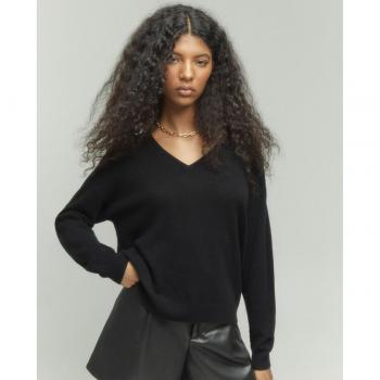Jersey de mujer cuello pico Tintoretto