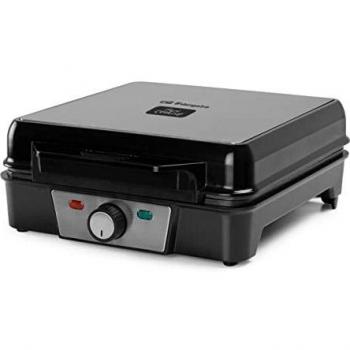 Orbegozo WL 2200 - Gofrera, recubrimiento antiadherente, termostato regulable, capacidad para 4 gofres, asa de tacto frío, 1200 W