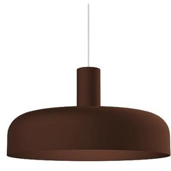 Lámpara de Techo Mate Nadir Lumicom, E27 Max 42W, Metal Corten Marrón, Diámetro 40cm