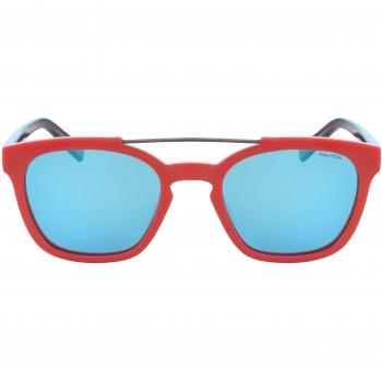 Nautica Polarized Men's Sunglasses N3638SP-620 with 54 mm Lens Red/Mirror Blue