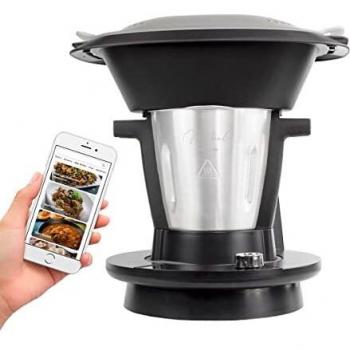 Prixton My Foodie Robot de Cocina Multifunción WiFi 3.2L 1000W con Motor de 700W, Control Táctil, 10 Velocidades y Recetario Online App Mó