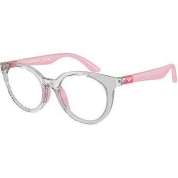 Emporio Armani EK3007F Kids Asian Fit 6142 Kids' Eyeglasses Clear Size 47 - Blue Light Block Available