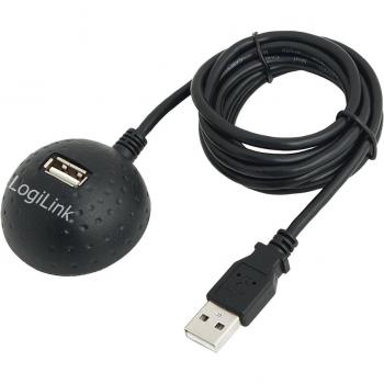 LogiLink CU0013B - Tarjeta y adaptador de interfaz USB 1.1, USB 2.0 con cable de extensión USB 2.0 y estación de acoplamiento