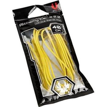 BITFENIX Alchemy 2.0, 5 x 40 cm Internal 0.4m Yellow Cable 5 x 40 cm Male/Female Right, Yellow, -10-150 °C