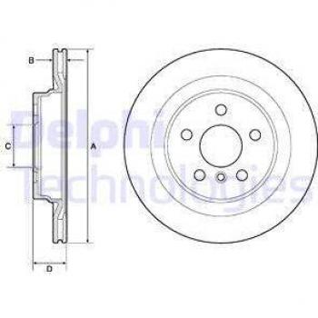 Disco de freno DELPHI BG4778C