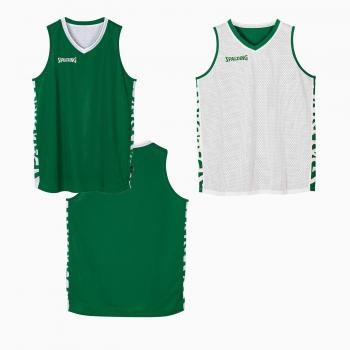 Spalding Essential Reversible Shirt Camiseta, Hombre, Lagoon/White, 116