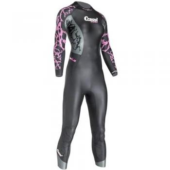 Cressi Traje De Neopreno Kuwae Mujer 2-3-4 Mm Back Zip