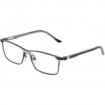 Starck SH2073 Asian Fit 0001 Gafas Recetadas para Hombre Negras con armazón negro y lentes de prescripción, ajuste asiático